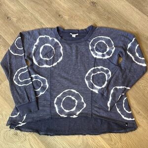 Volcom Tie-Dye Hi-low Raglan Sleeve Sweatshirt (Girls M/12)